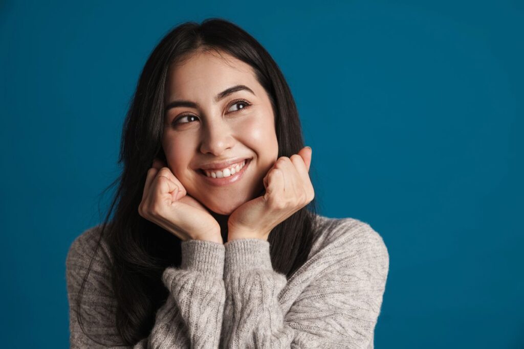 Healthy teeth showing the connection between oral health and overall wellness.